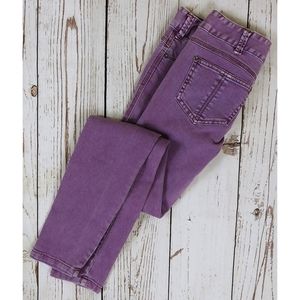Free People Purple Skinny Jeans